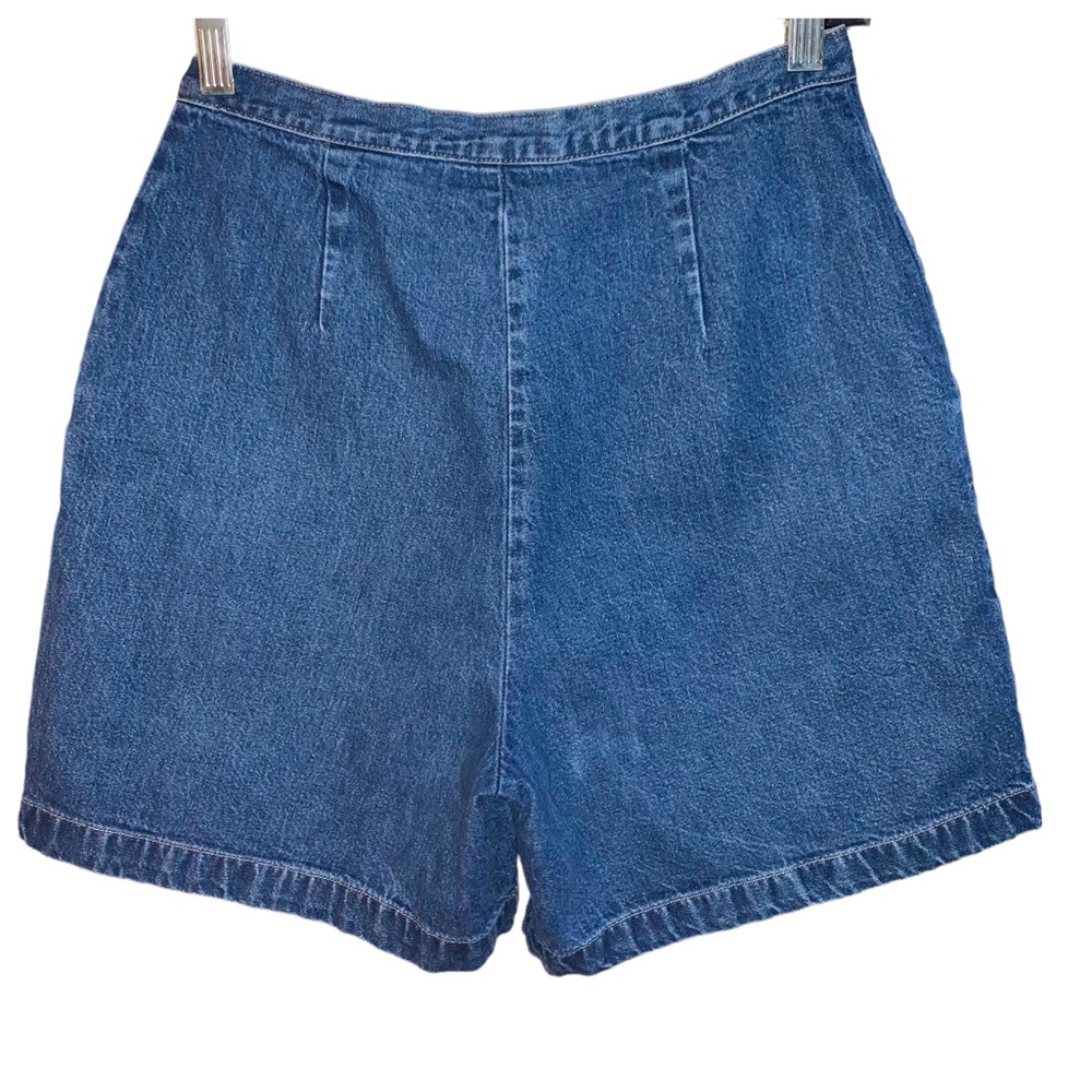 -SOLD-Vintage Y2K “Mom” Jean Shorts High Waisted Size 6 - Picture 5 of 8